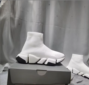 批发设计师男士短袜鞋时尚休闲情侣针织透气品牌运动鞋女士顶级品质原创标志男士 - Product Image 5
