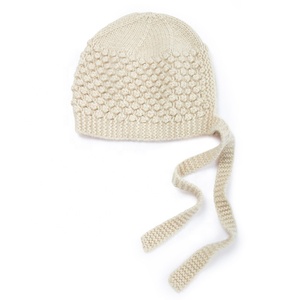 Automne et hiver chaud protecteur d'<span class=keywords><strong>oreille</strong></span> laine tricoté unisexe <span class=keywords><strong>cachemire</strong></span> chapeau bonnet en tricot - Product Image 4