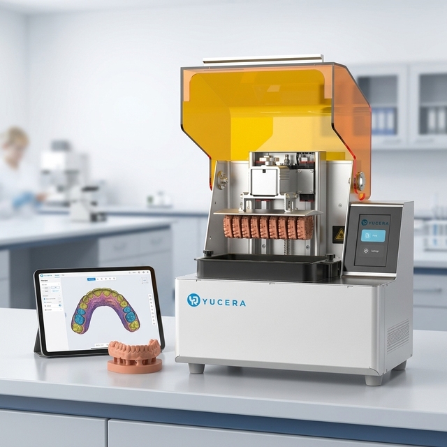 Yucera Efficient LCD Dental 3D Printer For Clinic Laboratory Use High Accuracy Digital Dentistry CAD CAM Printing Solution