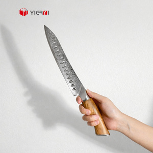 Couteau de Chef Professionnel Premium en Acier Carbone Damas VG10, Couteau de Cuisine Polyvalent pour Viande Rôtie, <span class=keywords><strong>Jambon</strong></span>, <span class=keywords><strong>Dinde</strong></span> - Product Image 6