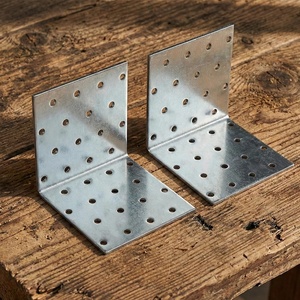 Équerre d'angle en acier galvanisé/fer robuste pour <span class=keywords><strong>bois</strong></span> et poutres – Taille personnalisée disponible - Product Image 1