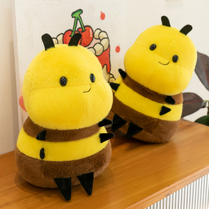 超柔らかい小さな蜂の昆虫人形ユニセックスぬいぐるみ誕生日ホリデーイベントどうぶつの森デザイン卸売 - Product Image 1