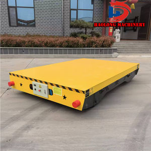 Carretilla de transferencia plana grande de la bobina del Transfersteel del coche plano eléctrico del equipo de dirección - Product Image 5