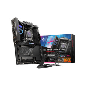 เมนบอร์ด MPG X870E CARBON WIFI AM5 รองรับ CPU 9950X3D/9800X3D หน่วยความจำคู่ ATX 256GB แบบรวมสำหรับช่องหน่วยความจำคู่ - Product Image 1