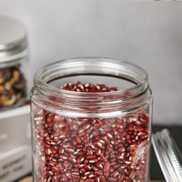 Groothandel Stapelbare Luchtdichte Glazen Voedselbewaarbakjes Met Schroefdeksels Voor Snacks Gedroogd Fruit Kruiden 280 ml 380 ml 500 ml