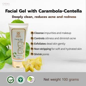 Gel Facial Ultime Anti-Acné à la Carambole-Centella 100G pour le Contrôle du Sébum et la Réduction de l'Acné Tous Types de Peau Usage Quotidien - Product Image 2