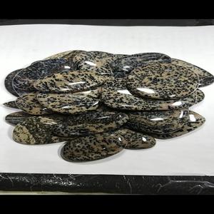 น้ำผึ้งธรรมชาติคุณภาพสูงแบบพรีเมียม ขายส่ง หินเดนไดรต์ทรงคาโบชอง คละแบบ สำหรับทำเครื่องประดับ - Product Image 1