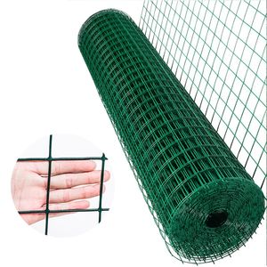 Malla de Alambre Soldada Recubierta de PVC de 1/4'' Directo de Fábrica, Utilizada en Jaulas para Pájaros/Conejos/Perros Pequeños, Rollos de Malla de Alambre Soldada para Cercas - Product Image 4