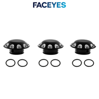 Kit de capuchons d'axe en aluminium FACEYES, capuchons de roulement de roue, lot de 5 pièces pour Can-Am Ryker tous modèles, accessoire de remplacement pour couvercle d'axe de moto