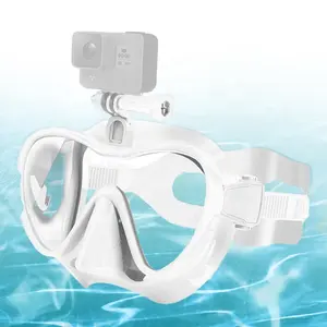 Dropshipping, equipo de buceo profesional personalizado, máscara de buceo sin marco para mar submarino, playa, esnórquel, natación