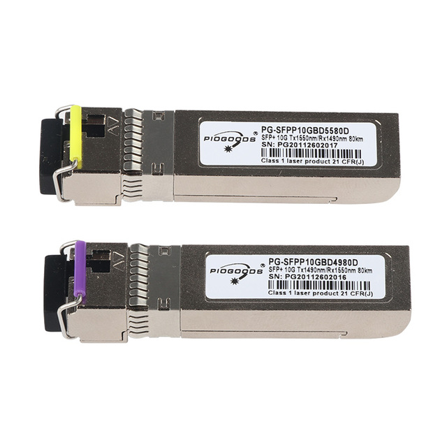 1490 1550nm single mode SFP module 10g SFP 80km SR