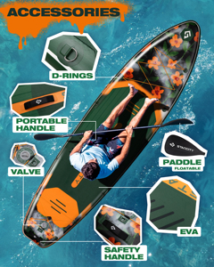 Tabla de Paddle Surf Inflable SC10/4 Durab, Material Drop Stitch, Estilo 2026, Venta al Por Mayor OEM - Product Image 6