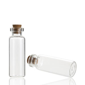 2ml 3ml 5m 7ml 10ml 15ml 20ml 30ml <b>Mini</b> <b>Bottles</b> With Cor Lids Wishing Message Glass Vials Pudding Glass With Cork Wooden Stopper - Product Image 5