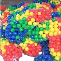 Vente en gros de balles d'eau en PU souple de 7 cm, balles en plastique transparent de 5,5 cm pour piscine à balles, jouets de bain, échantillon gratuit disponible