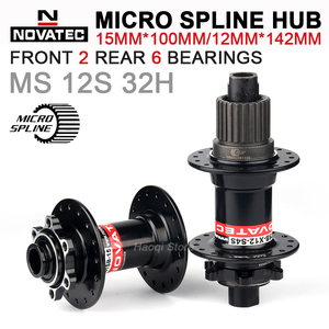 NOVATEC as roda sepeda mikro <span class=keywords><strong>spline</strong></span>, <span class=keywords><strong>Hub</strong></span> 32 lubang <span class=keywords><strong>MTB</strong></span> MS Cubes, meningkatkan 12 kecepatan untuk <span class=keywords><strong>Hub</strong></span> sepeda gunung Shimano M6100 M7100 M8100 12 S MS - Product Image 4