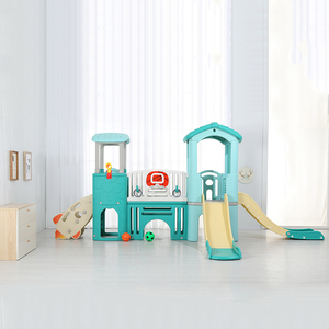 Aire de jeux Feelkids pour tout-petits, intérieure/extérieure, avec toboggan pour parc d'aventure, maternelle, en matériau PE durable - Product Image 6