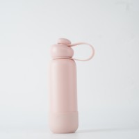 Nouvelle bouteille d'eau isotherme en acier inoxydable de 18oz/24oz/32oz avec bouchon bulle en forme de champignon et paille, tasse à café pour voyage/cadeaux