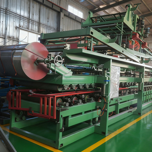 Línea de Producción Profesional de Paneles Sándwich de Acero con Engranajes y Motor, Control PLC, Aplicación para Techos, Precio de Fábrica - Product Image 5