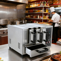 Grill coréen électrique sans fumée pour restaurant, pour poulet et bœuf sur brochettes, grill commercial sans fumée, four électrique