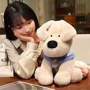 Peluche <span class=keywords><strong>de</strong></span> Perro <span class=keywords><strong>Labrador</strong></span> Adorable al por Mayor con Bufanda y Collar, Muñeco <span class=keywords><strong>de</strong></span> Peluche Suave <span class=keywords><strong>de</strong></span> Alta Calidad, <span class=keywords><strong>Cachorro</strong></span> <span class=keywords><strong>de</strong></span> Dibujos Animados para Aliviar el Estrés, Lavable - Product Image 3