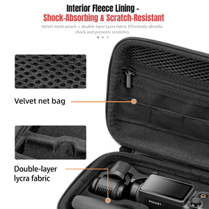 STARTRC Osmo Pocket <span class=keywords><strong>4</strong></span> Sac de rangement tout-en-un en PU moulé, accessoires portables populaires pour Osmo Pocket <span class=keywords><strong>3</strong></span> - Product Image 5