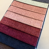 Tissu d'ameublement en velours neige bicolore tricoté chaîne uni imprimé pour canapé, vente en gros, offre spéciale, pour textiles de maison