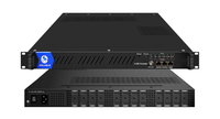 Sistema de transmisión híbrida IPTV CATV, 24 canales, HD, H.265, transmisión en vivo, codificador de vídeo, COL5181HE