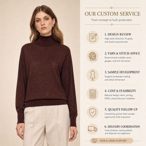 Maglione a Collo Alto in Lana Merino Fine con <span class=keywords><strong>Lurex</strong></span> e Paillettes per Donna - Product Image 1