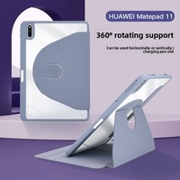 Pour tablette MatePad 11, nouvelle coque en silicone acrylique 2022 avec rotation à 360 degrés et emplacement pour stylet
