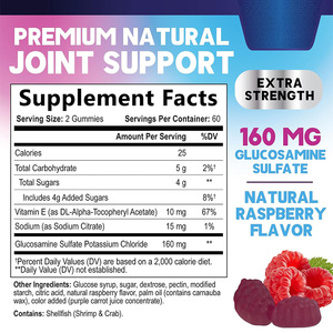 Gummies personnalisées <span class=keywords><strong>Glucosamine</strong></span> Chondroïtine Complexe <span class=keywords><strong>Sulfate</strong></span> <span class=keywords><strong>de</strong></span> <span class=keywords><strong>Glucosamine</strong></span> Chondroïtine Calcium <span class=keywords><strong>Glucosamine</strong></span> Chondroïtine en Gélules Molles - Product Image 5