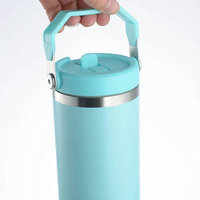 Bouteille d'eau en acier inoxydable 30 gobelet de 20oz avec poignée et couvercle Vasos Termicos Termos Stanleee Agua Gourde Copo Stanleee