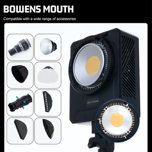 Zsyb công suất cao <span class=keywords><strong>300W</strong></span> LED điền vào ánh sáng cho nhiếp ảnh chân dung Video live streaming COB LED chụp ảnh ánh sáng - Product Image 2