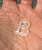 Lettres en acrylique gaufrées pour boulangerie, nouvelles lettres en acrylique PVC