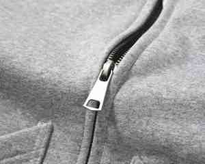 ผู้ผลิต H5548 จำหน่ายส่งเสื้อฮู้ดดี้นินจาแบบมีซับในผ้าเฟรนช์เทอร์รี่ 350 แกรม พร้อมหน้ากาก สีเทา - Product Image 5