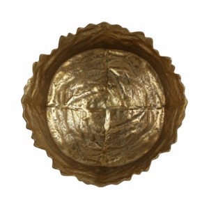 Ciotola decorativa rotonda in metallo per centrotavola da caffè, accessorio decorativo per la casa - Product Image 5