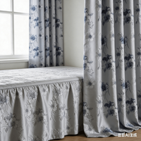 Tissu en polyester 100% tricoté sergé, 75 g/m², léger, imperméable, anti-boulochage, imprimé numériquement, pour taies d'oreiller et rideaux