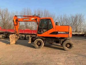 DH150W-7 DH150 d'occasion 130W 140W 150W Chine officielle en gros pelle sur pneus Doosan 15 tonnes DH150W-7 de Corée - Product Image 2
