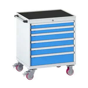 صندوق متحرك احترافي للمعدات الميكانيكية المعدنية الفولاذية لأدوات الكراج خزانة دوارة عربة متحركة للوضع على الطاولة