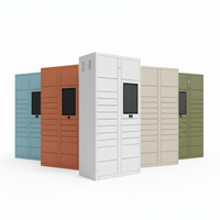 Casier à colis électronique intelligent avec structure assemblée pour centres commerciaux, espaces publics, gestion à distance et enregistrements de livraisons