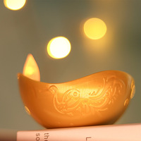 Nouvel arrivage Deepavali Festival LED bougie Diwali lampe à huile sans flamme capteur d'eau flottant décoration pour la fête