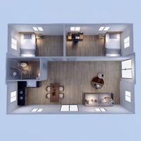 Maison conteneur extensible et respirante, cabine en acier moderne et portable, étanche, facile à assembler, durable, écologique, pour chambres et hôtels