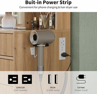 Coiffeuse Moderne de Grossiste, Design Personnalisé Simple, Multifonctionnelle avec Lumière LED et Miroir pour Chambre