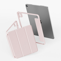 Étui pour tablette détachable en cuir PU étui souple en TPU étui porte-crayon droit pour iPad pro 13 pouces m4 2024