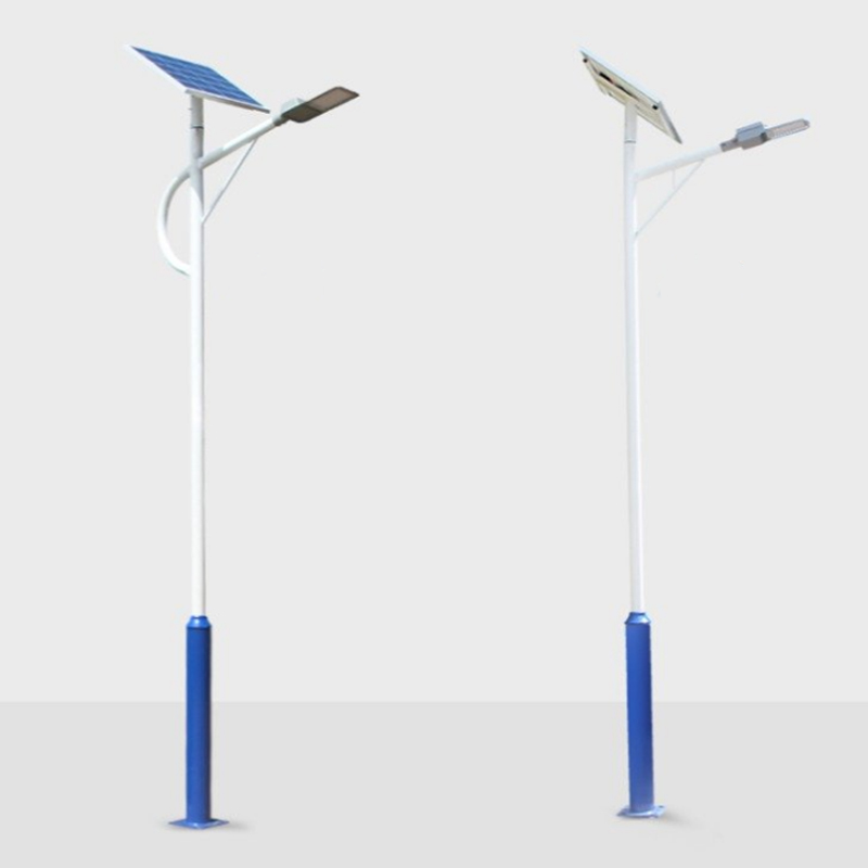 Индивидуальный Солнечный Дорожный наружный оцинкованный уличный фонарь Q235, однорычажный дорожный фонарь