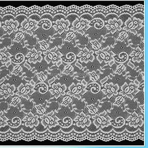 Bordatura in <span class=keywords><strong>Pizzo</strong></span> Elastico Ecologico in Spandex/Nylon con Motivo Floreale da Giardino per Abbigliamento e Intimo, Colore Personalizzabile Disponibile - Product Image 6