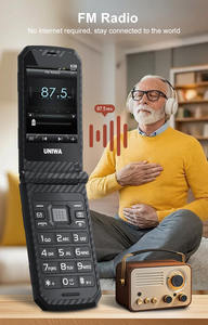 Stock disponible en gros – Téléphone portable à clapet robuste UNIWA X29 avec double écran de 2,8 pouces, double carte SIM GSM et grande autonomie - Product Image 5