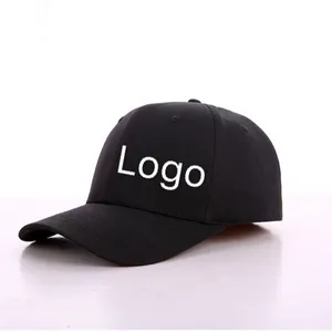 Gorra de béisbol en blanco de color puro, gorro de béisbol con logo personalizado bordado con estampado de pantalla, gorra de equipo barata