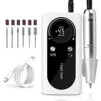 SUNKIN Offre Spéciale professionnel salon de manucure polisseuse à ongles portable perceuse à ongles pour dissolvant de vernis à ongles dissolvant de peau morte