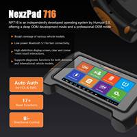 Lecteur de code de diagnostic complet du système automobile Humzor NP716 OBD2 12V/24V pour véhicule