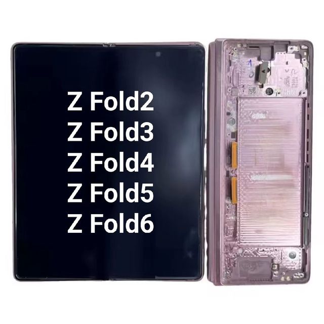 Mobile Phone Lcds for Samsung Z Fold2 Fold 3 Fold 4 Fold5 Fold6 Fold7 Flip Touch Screen Lcd Display Original Pantalla for Repair